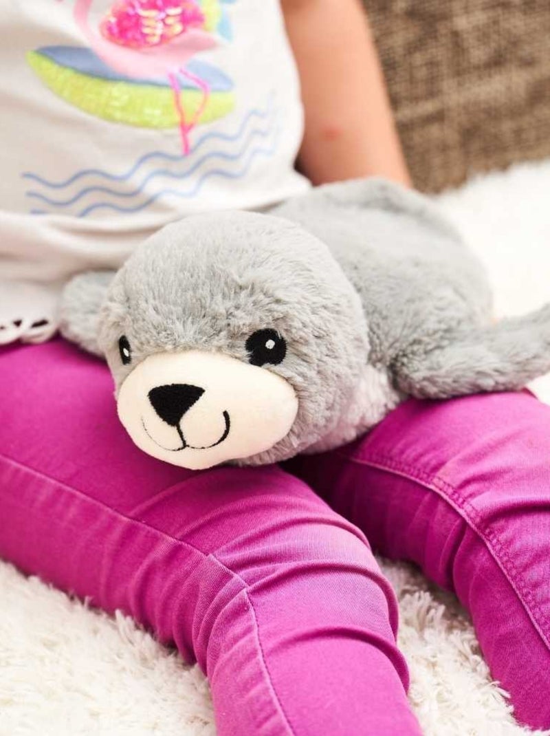 Peluche Bouillotte Otarie - Made in France Gris - Kiabi