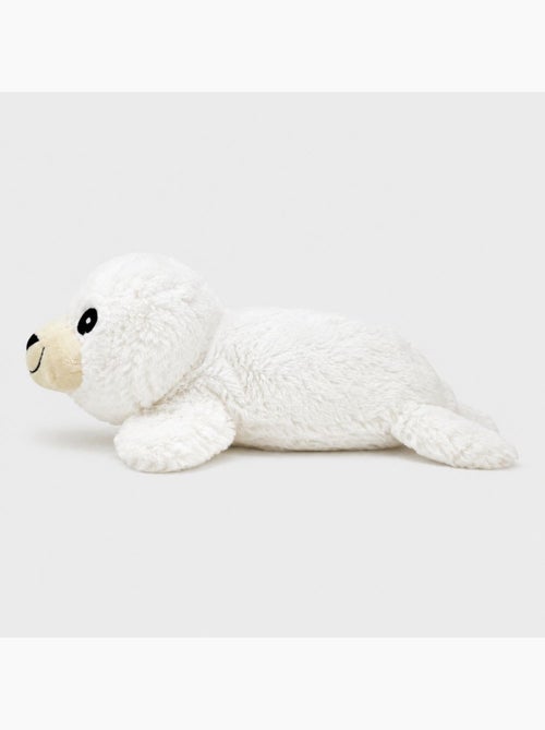 Peluche bouillotte otarie blanche - made in france - Kiabi