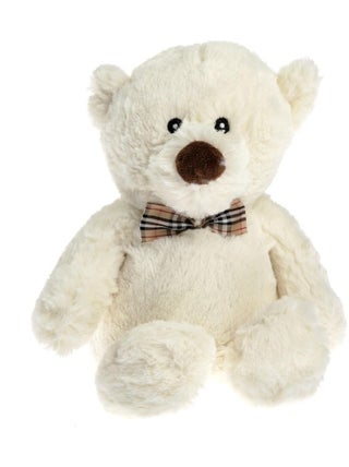 Peluche Bouillotte Ours Blanc - Made in France