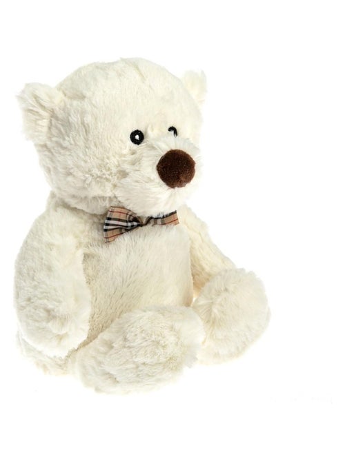 Peluche Bouillotte Ours Blanc - Made in France - Kiabi