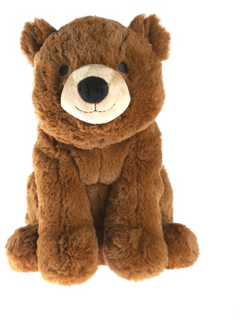 Peluche Bouillotte Ours Brun - Made in France - Kiabi