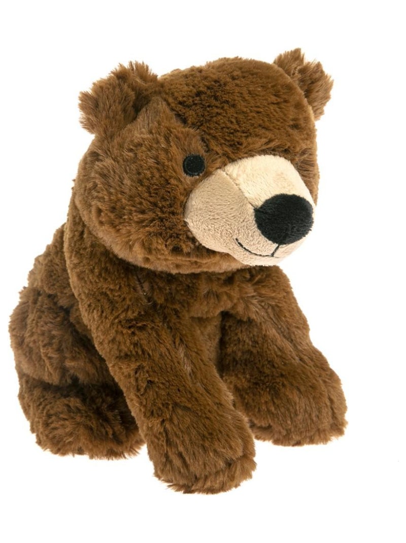 Peluche Bouillotte Ours Brun - Made in France Marron - Kiabi