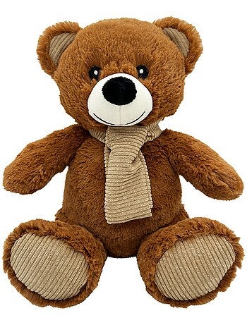 Peluche Bouillotte Ours marron - Made in France