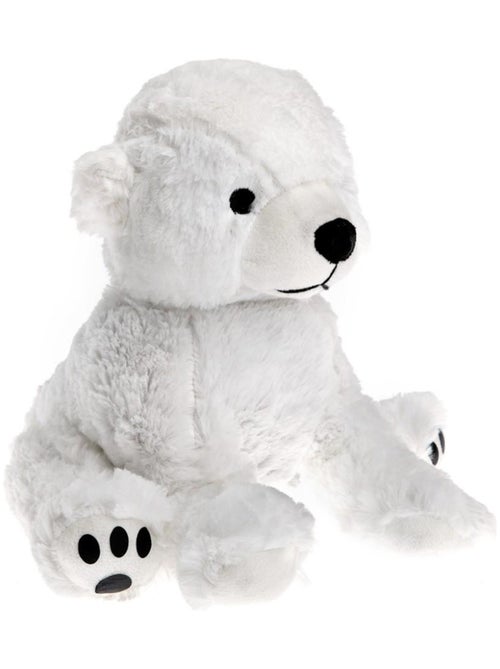 Peluche Bouillotte Ours polaire - Made in France - Kiabi