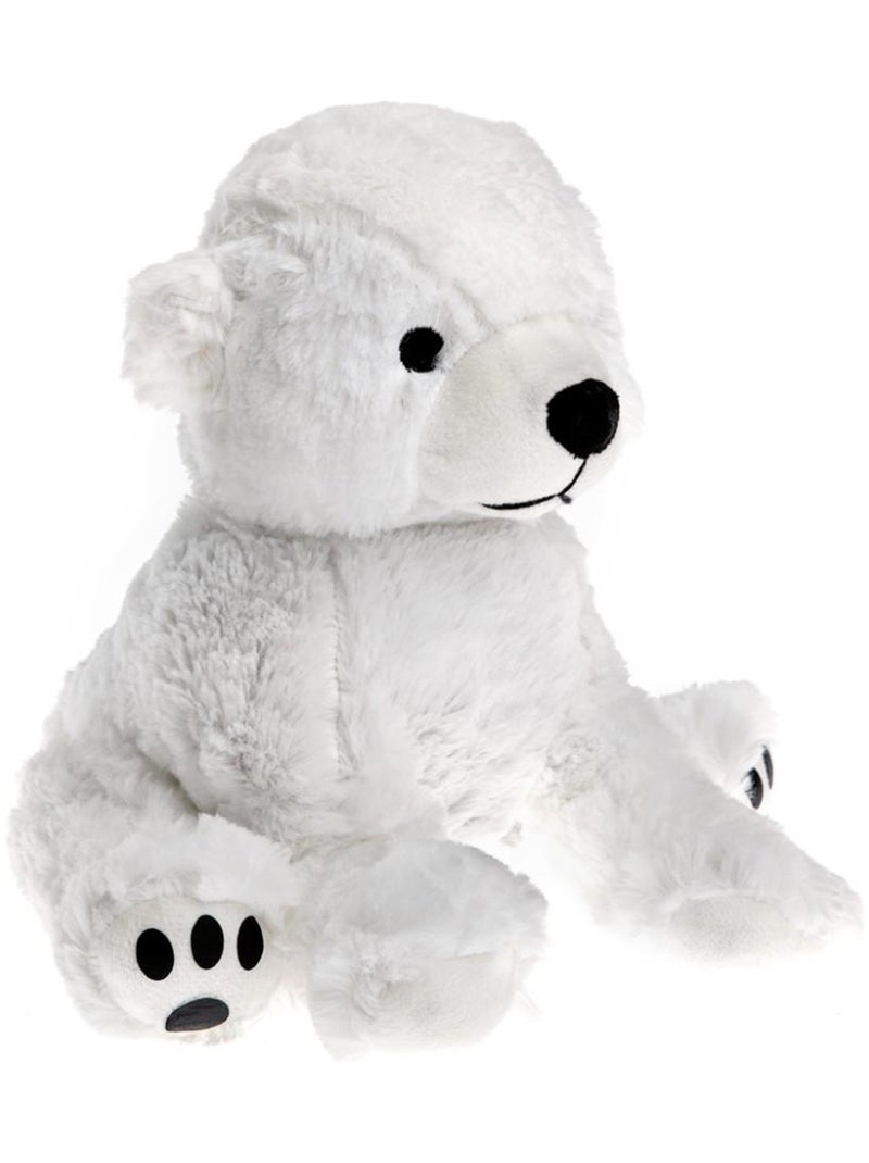 Peluche Bouillotte Ours polaire - Made in France Blanc - Kiabi