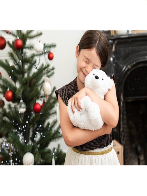Peluche Bouillotte Ours polaire - Kiabi