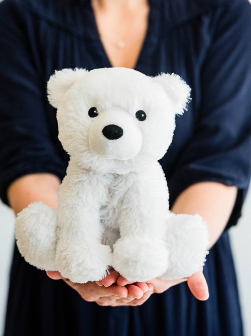 Peluche Bouillotte Ours polaire - Kiabi