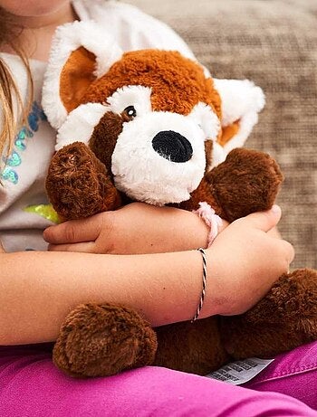 Peluche Bouillotte Panda Roux - Made in France