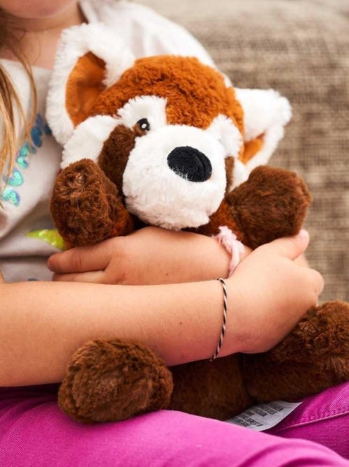 Peluche Bouillotte Panda Roux - Made in France - Kiabi