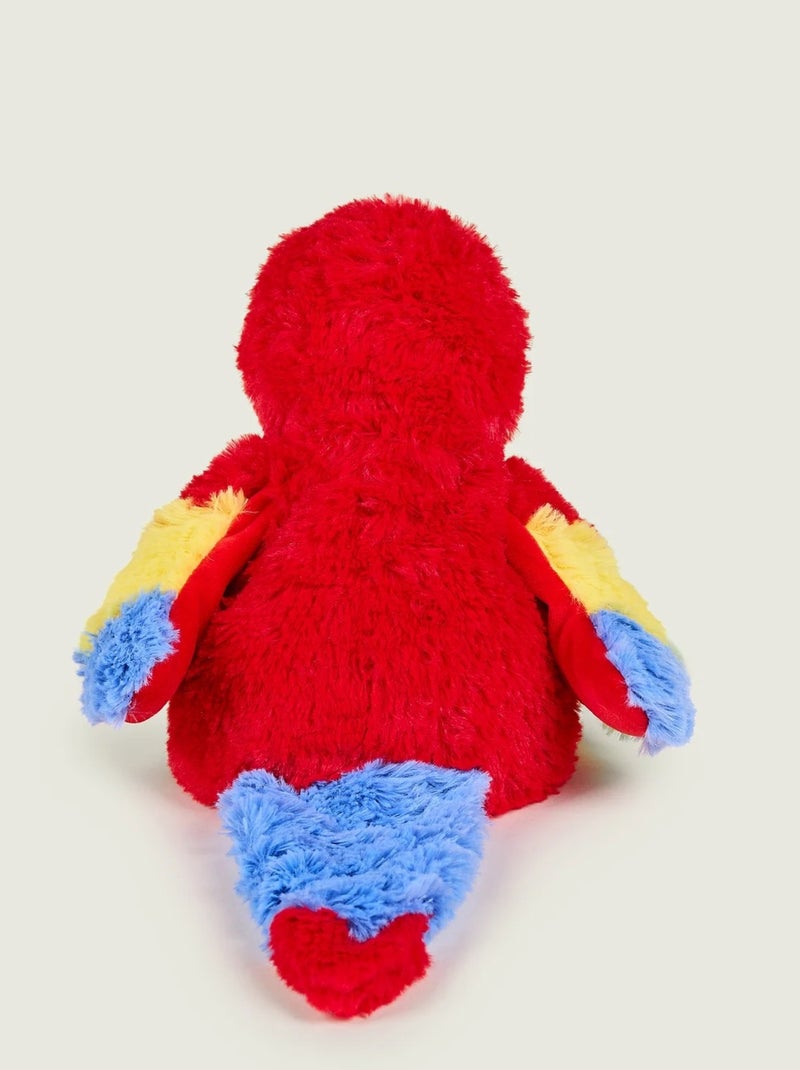 Peluche Bouillotte Perroquet Rouge - Kiabi