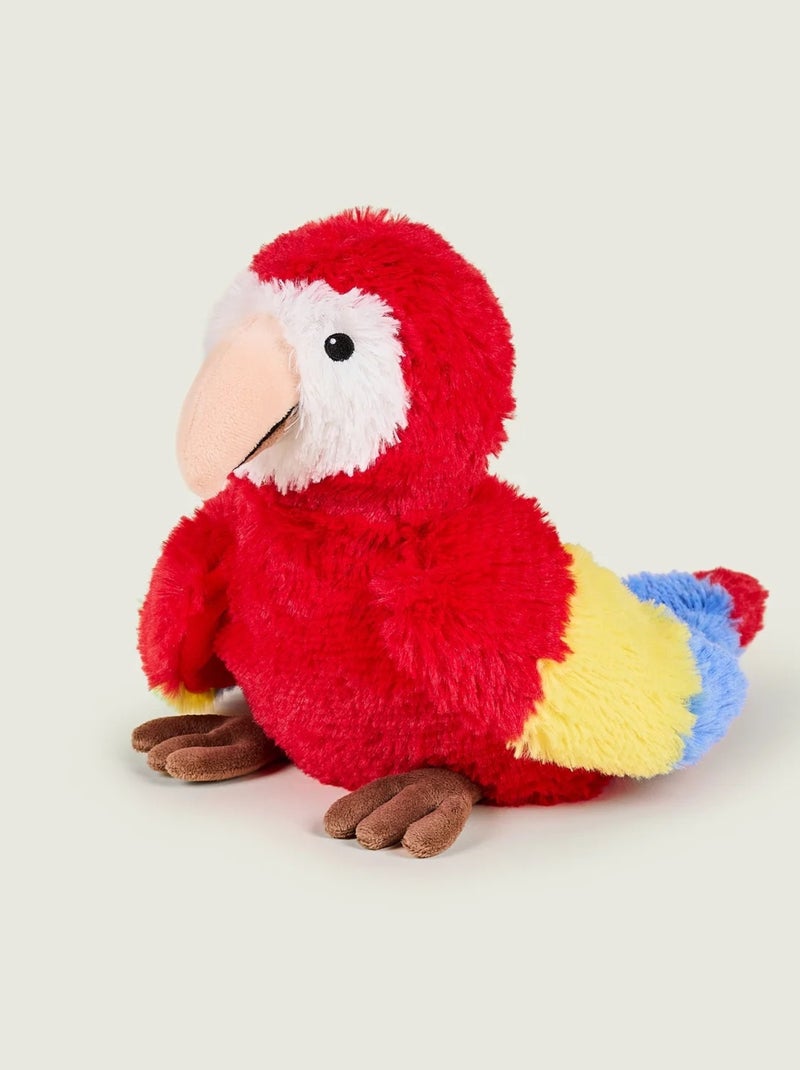 Peluche Bouillotte Perroquet Rouge - Kiabi