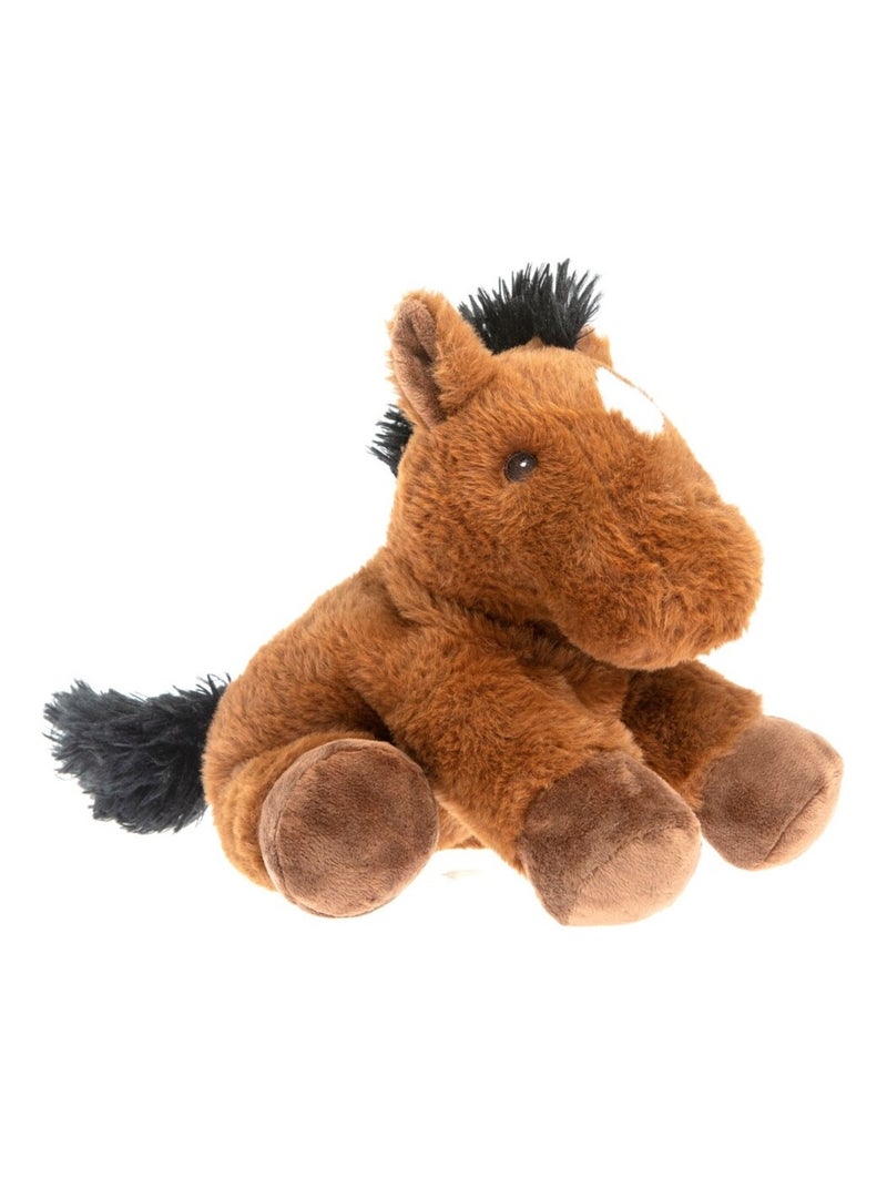 Peluche Bouillotte Poney - Made in France Marron - Kiabi