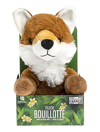 Peluche Bouillotte Renard - Made in France
