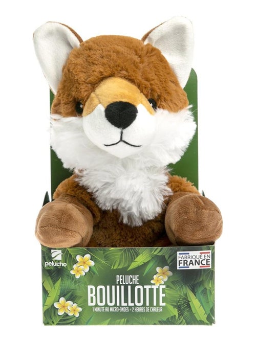 Peluche Bouillotte Renard - Made in France - Kiabi