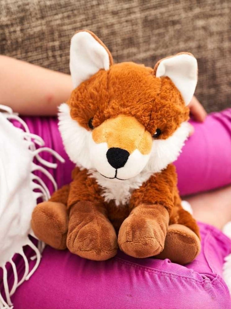 Peluche Bouillotte Renard - Made in France Marron - Kiabi