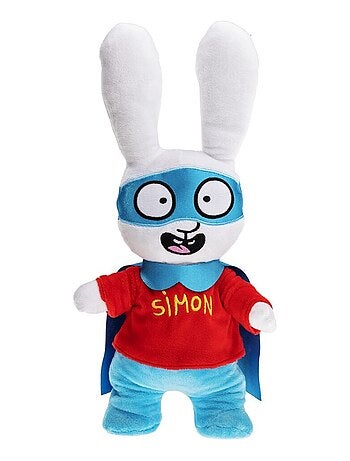 Peluche Bouillotte Simon super lapin - Made in France