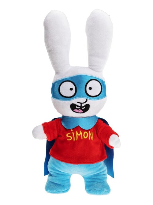 Peluche Bouillotte Simon super lapin - Made in France - Kiabi