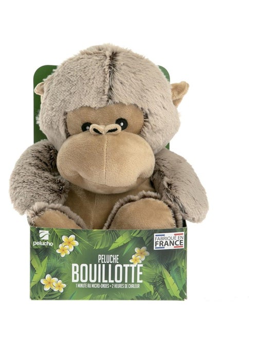 Peluche Bouillotte Singe - Made in France - Kiabi
