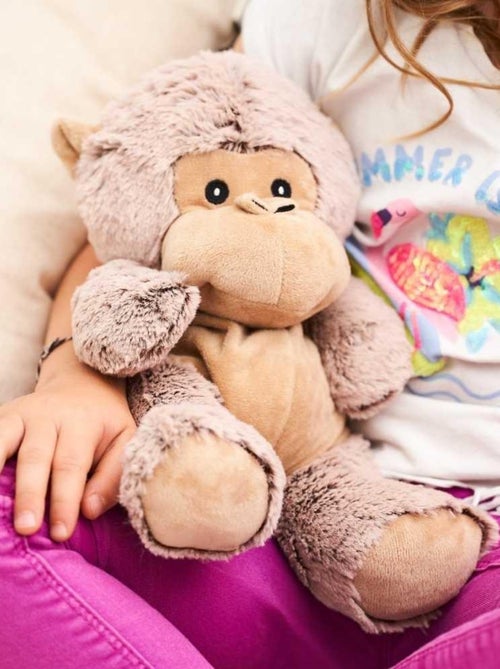 Peluche Bouillotte Singe - Made in France - Kiabi
