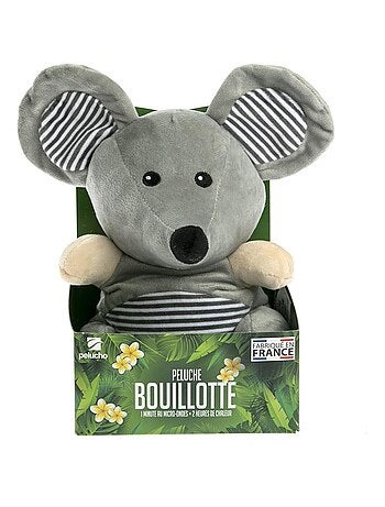 Peluche Bouillotte Souris - Made in France