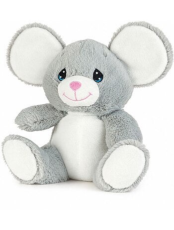Peluche bouillotte souris - made in france