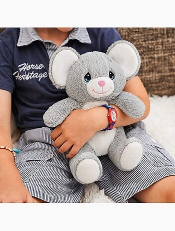 Peluche bouillotte souris - made in france