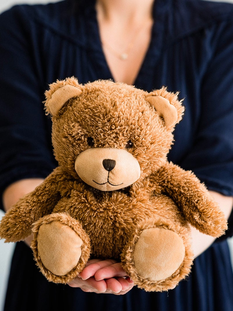 Peluche Bouillotte Teddy nounours Marron - Kiabi