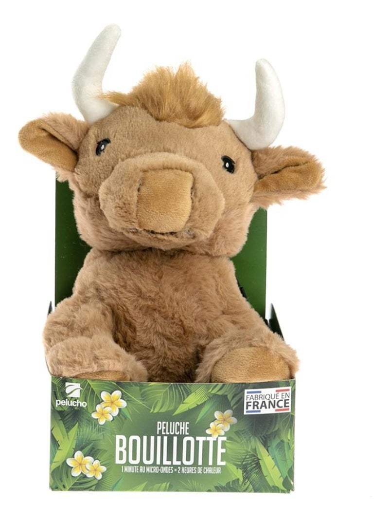 Peluche Bouillotte Yack - Made in France Marron - Kiabi