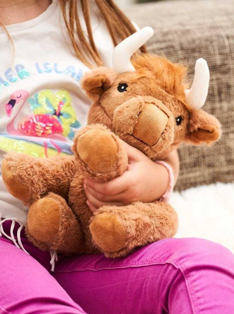 Peluche Bouillotte Yack - Made in France Marron - Kiabi