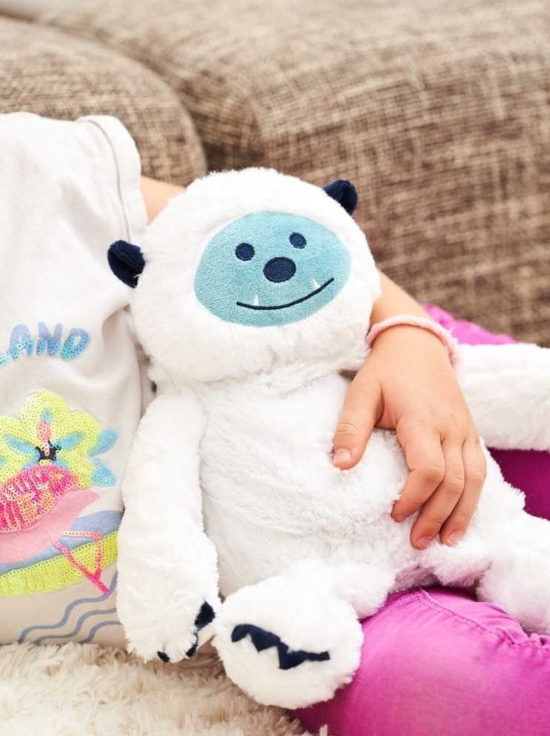 Peluche Bouillotte Yeti - Made in France Blanc - Kiabi