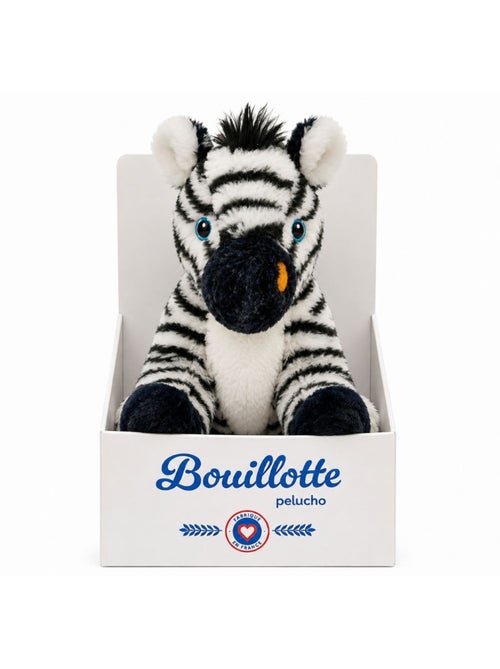Peluche bouillotte zèbre - made in france - Kiabi