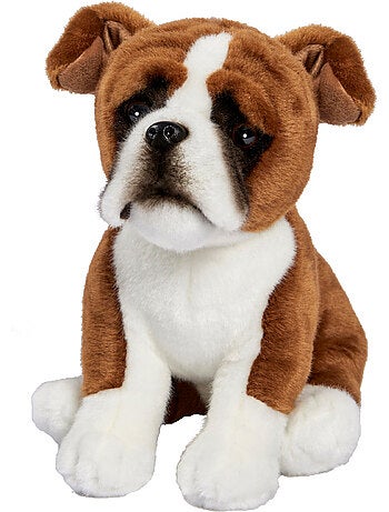 Peluche boxer assis 30 centimetre