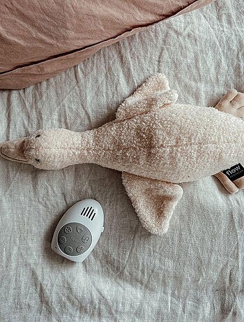 Peluche bruit blanc Liva l'oie beige