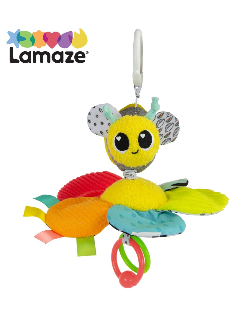Peluche buzzy l’abeille à clip pour landau et poussette Multicolore - Kiabi