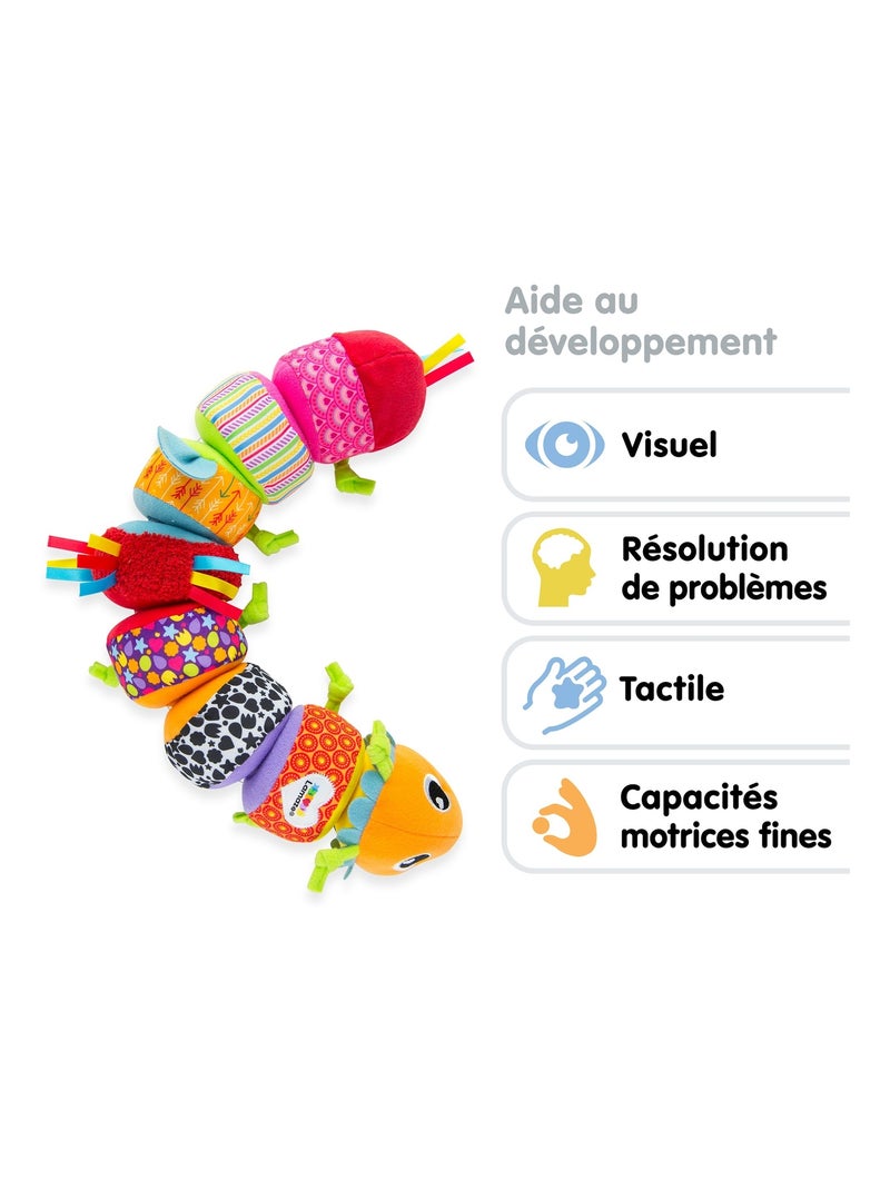 Peluche camille la chenille Multicolore - Kiabi