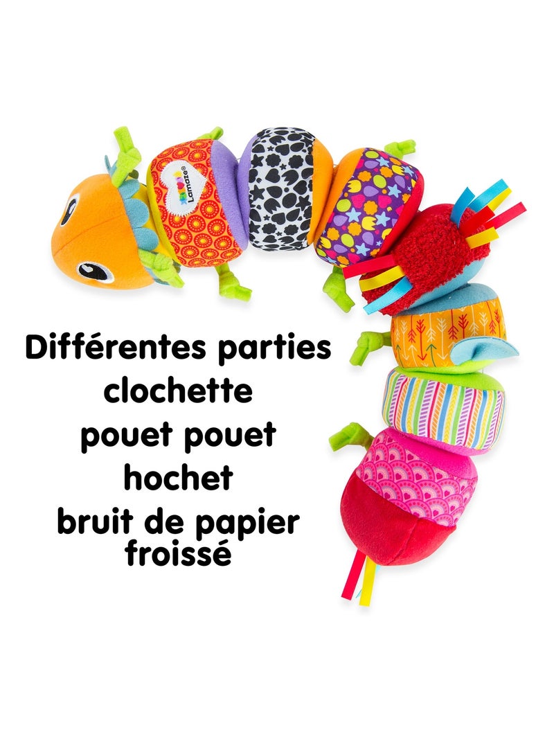 Peluche camille la chenille Multicolore - Kiabi