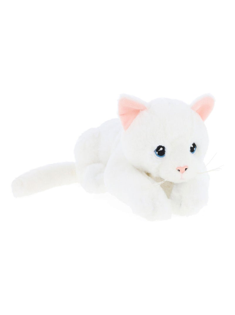 Peluche chat blanc éco responsable KeelECO Blanc - Kiabi