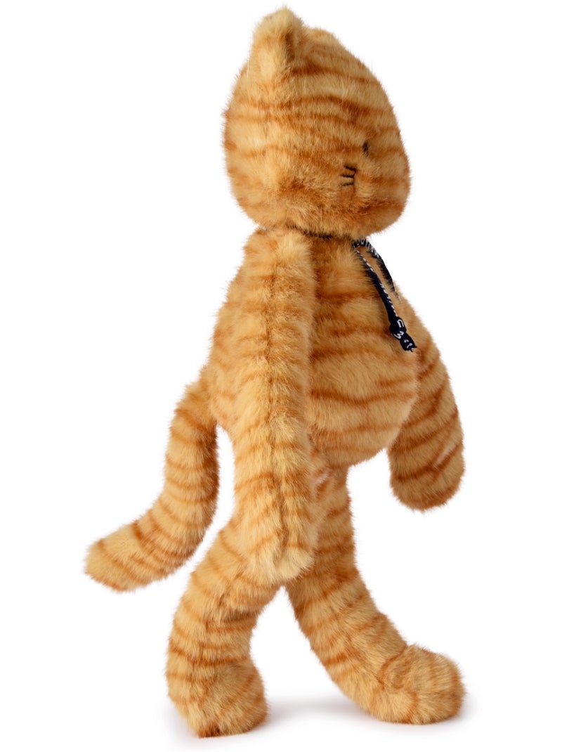 Peluche chat méloé 37 cm Orange - Kiabi