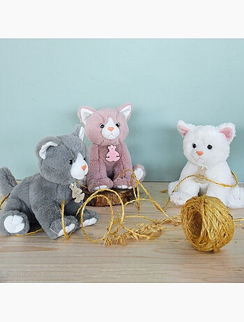 Peluche chat polyester collection LUCKY
