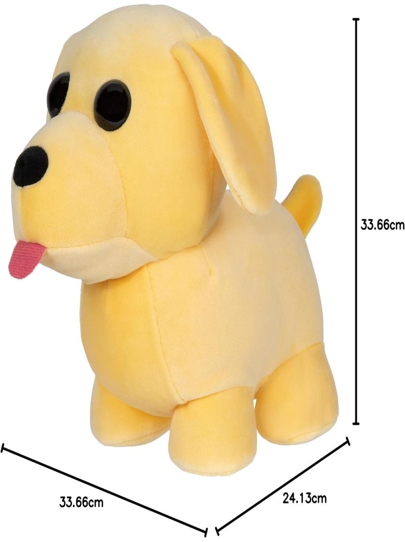 Peluche chein - Peluche officielle avec code de jeu Jaune - Kiabi