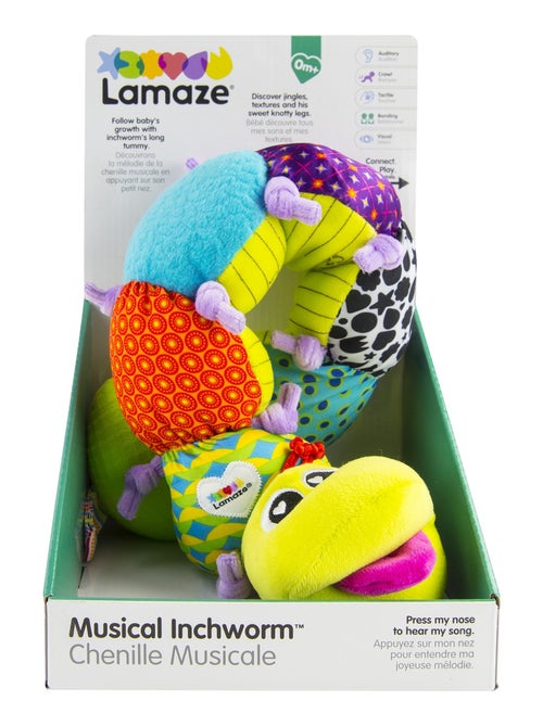 Peluche chenille musicale - Kiabi