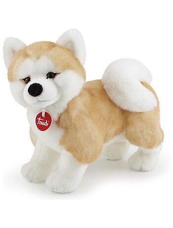 Peluche chien akita 25 cm