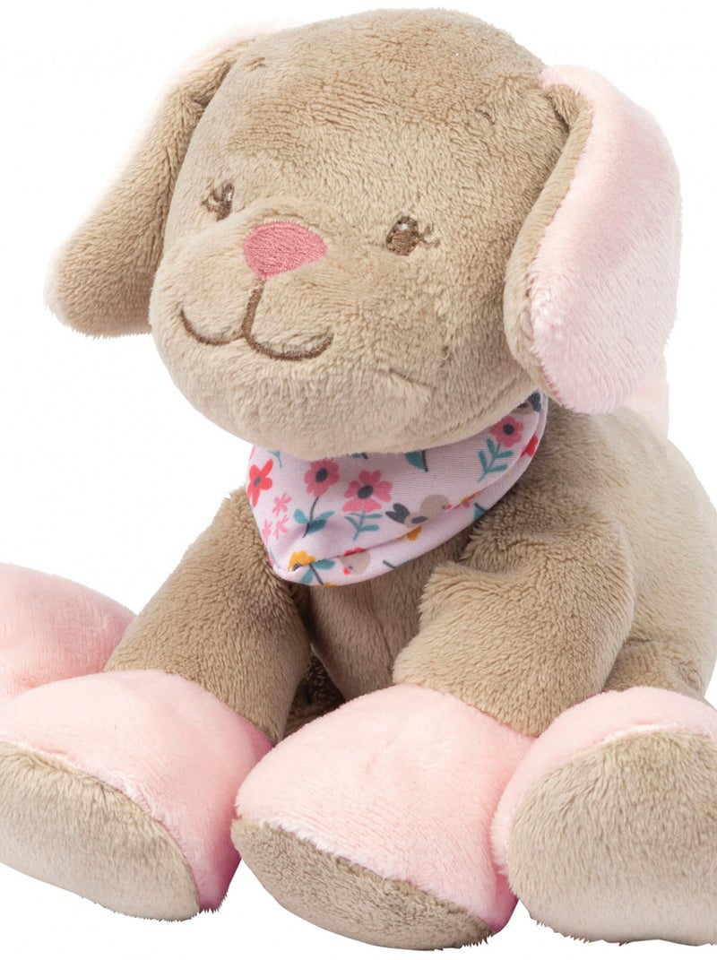 Peluche chien Lali (14 cm) Beige - Kiabi