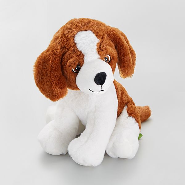 Peluche Chien Bebe Garcon Marron Blanc Kiabi 10 00