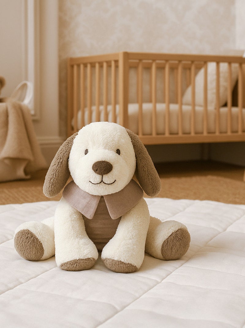 Peluche chien velours et coton, Sintra Walking Mum Beige - Kiabi