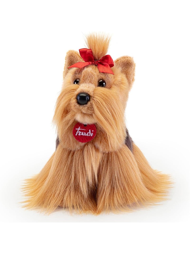 Peluche Chien Yorkshire 21 cm Marron - Kiabi