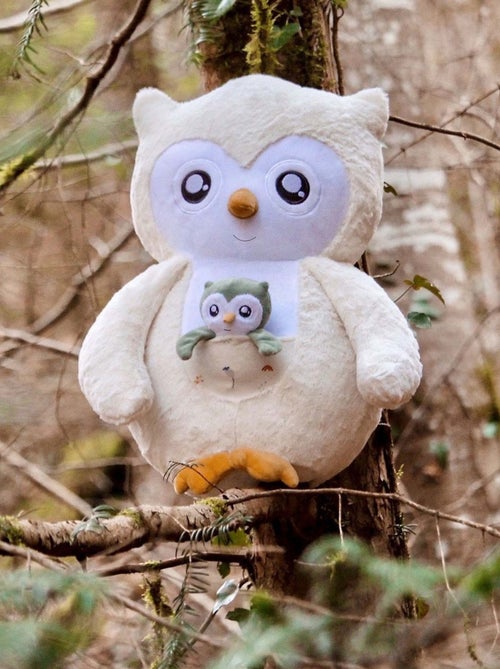 Peluche Chouette Et Son Bébé (44 Cm) - Kiabi