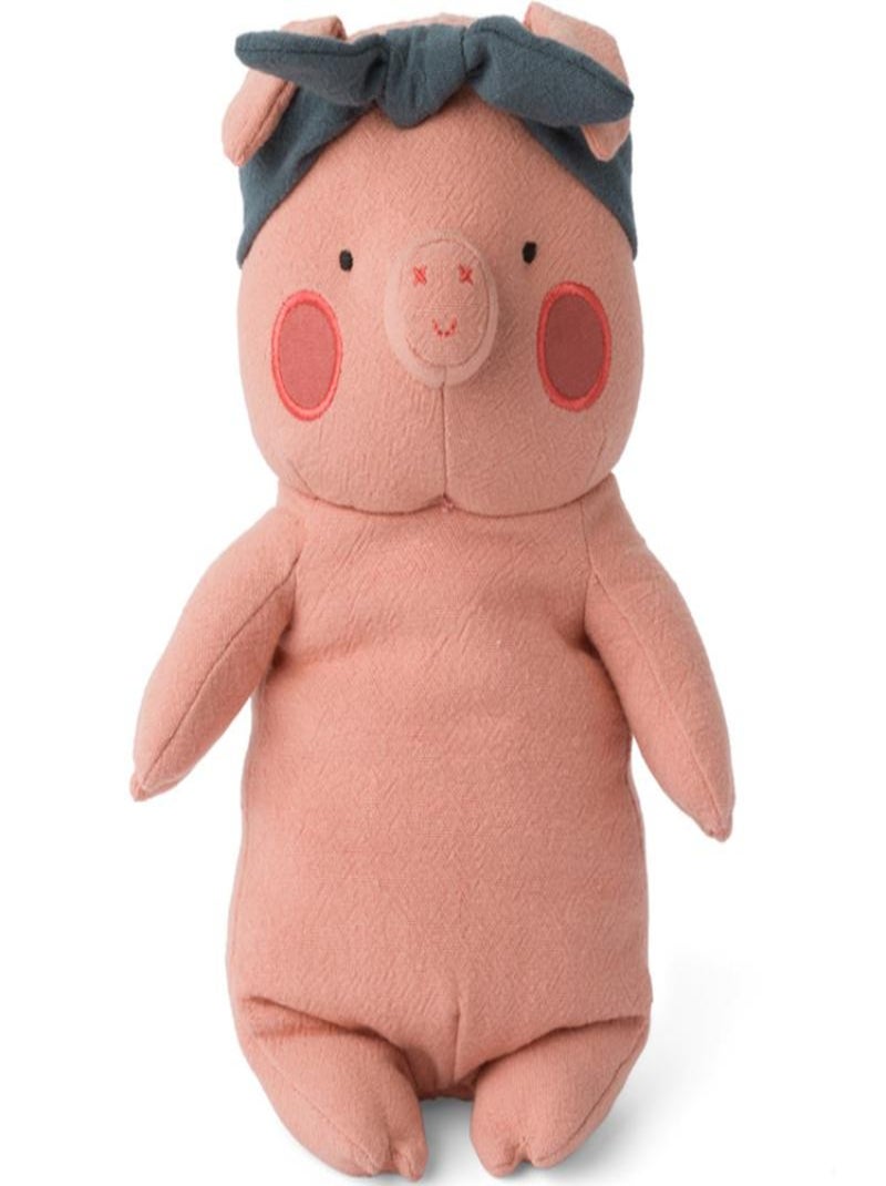 Peluche cochon Ali (22 cm) Rose - Kiabi