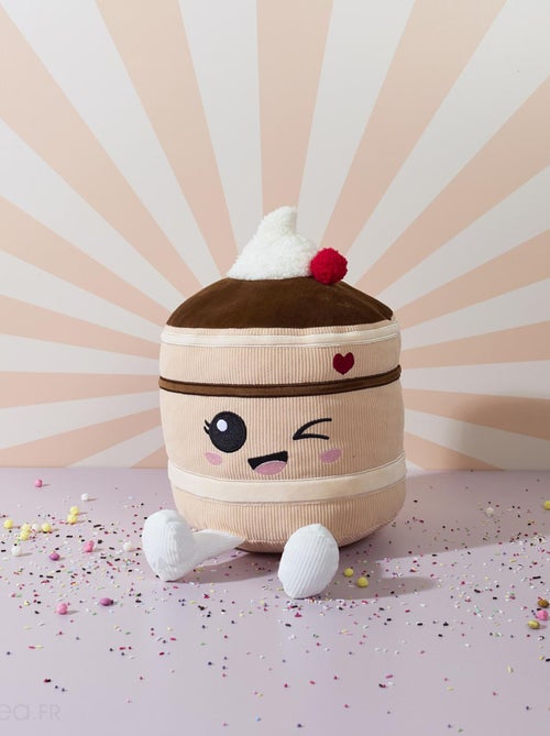 Peluche collection KAWAII Gâteau au chocolat - Kiabi