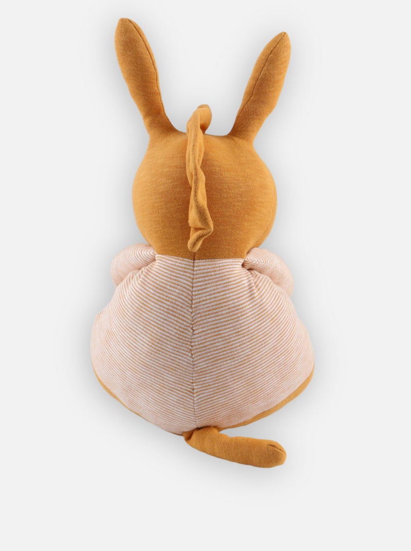 Peluche coton BIO 40cm Paco ocre Noukie's Jaune - Kiabi